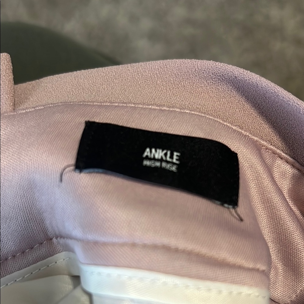 Express Pink Ankle Cropped Pants - Picture 3 of 6